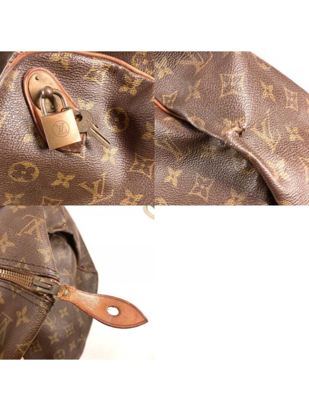 Louis Vuitton Boston Bag Keepall 55 Debeso Monogram Canvas Brown - Picture 9 of 9